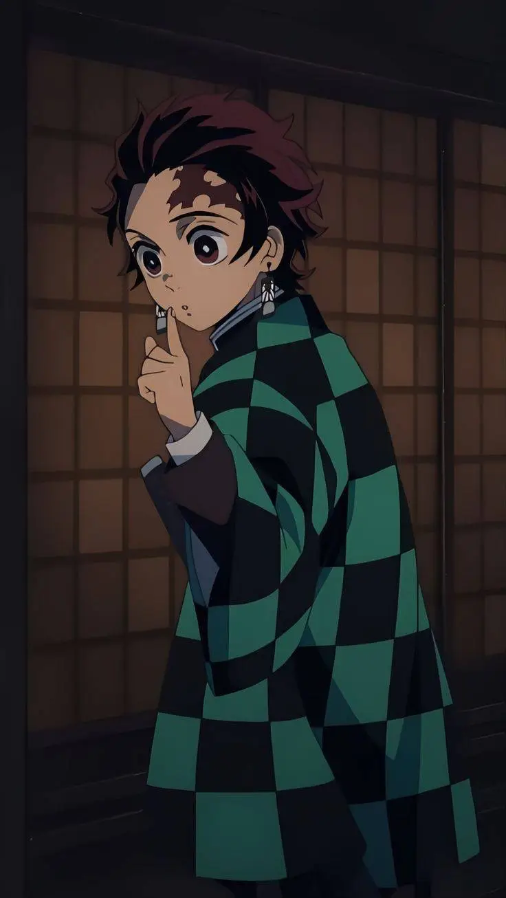 ai character: Tanjiro Kamadō  background