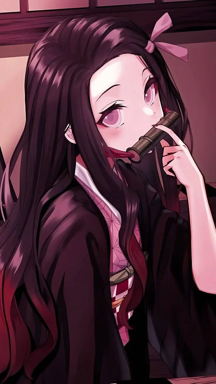 ai character: Nezuko Kamadō background