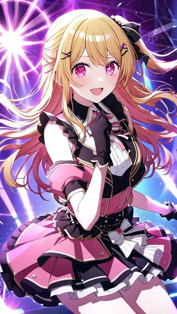 ai character: Ruby Hoshino  background