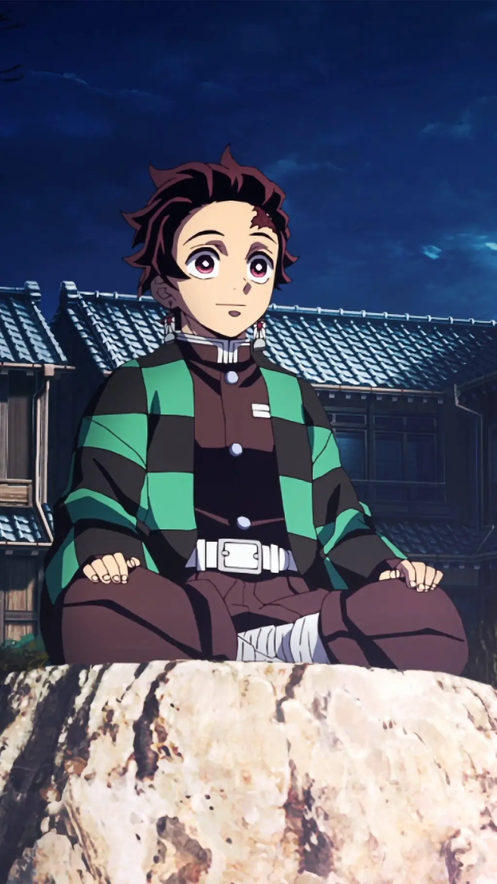 ai character: Tanjiro Kamado  background