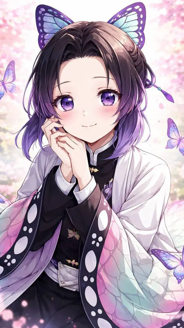 ai character: Shinobu Kocho  background