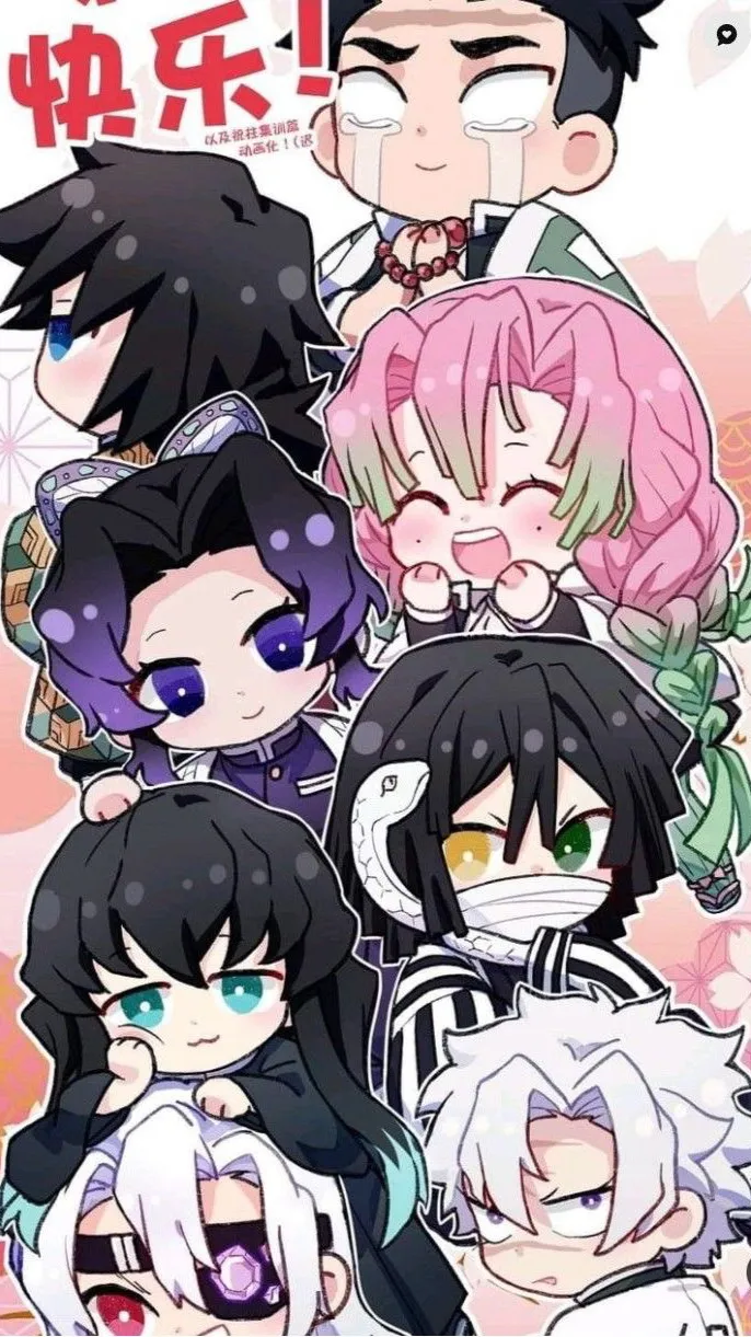 ai character:  KNY COUPLES  background