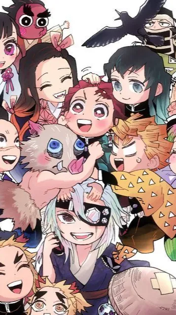 ai character: KNY BEST FRIENDS background