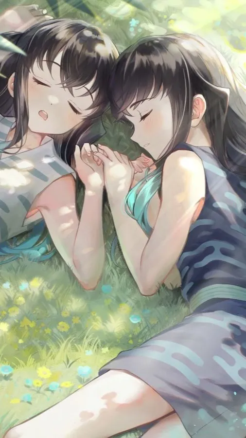 ai character: Mui and Yui background