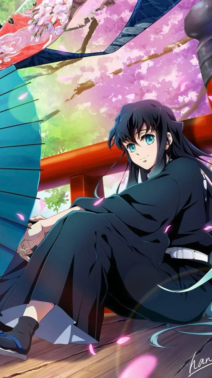 ai character: Tokito Muichiro  background