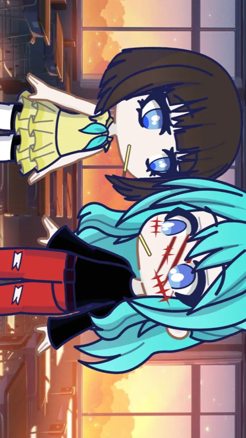 ai character: Frally pocky time  background