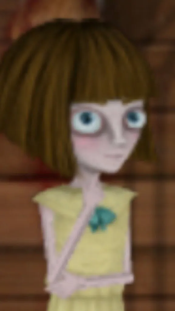 ai character: Fran Bow  background