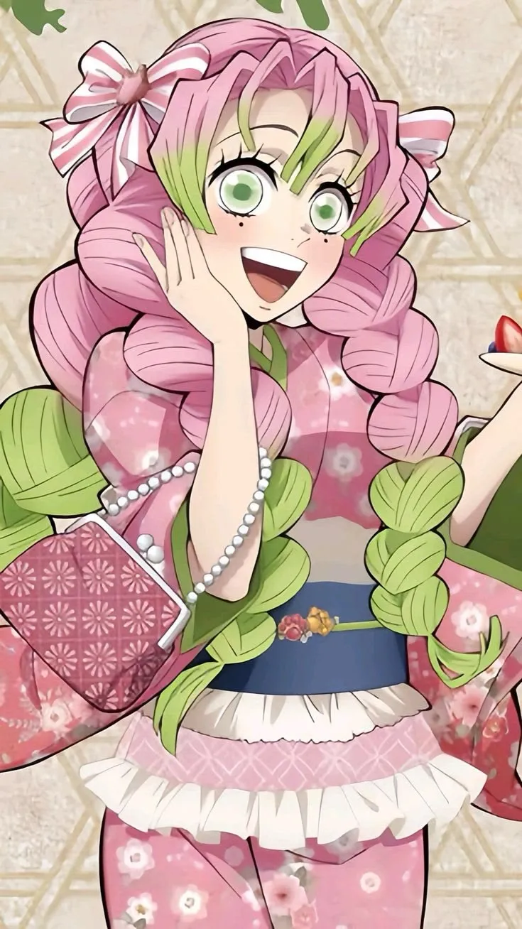 ai character: Mitsuri  background
