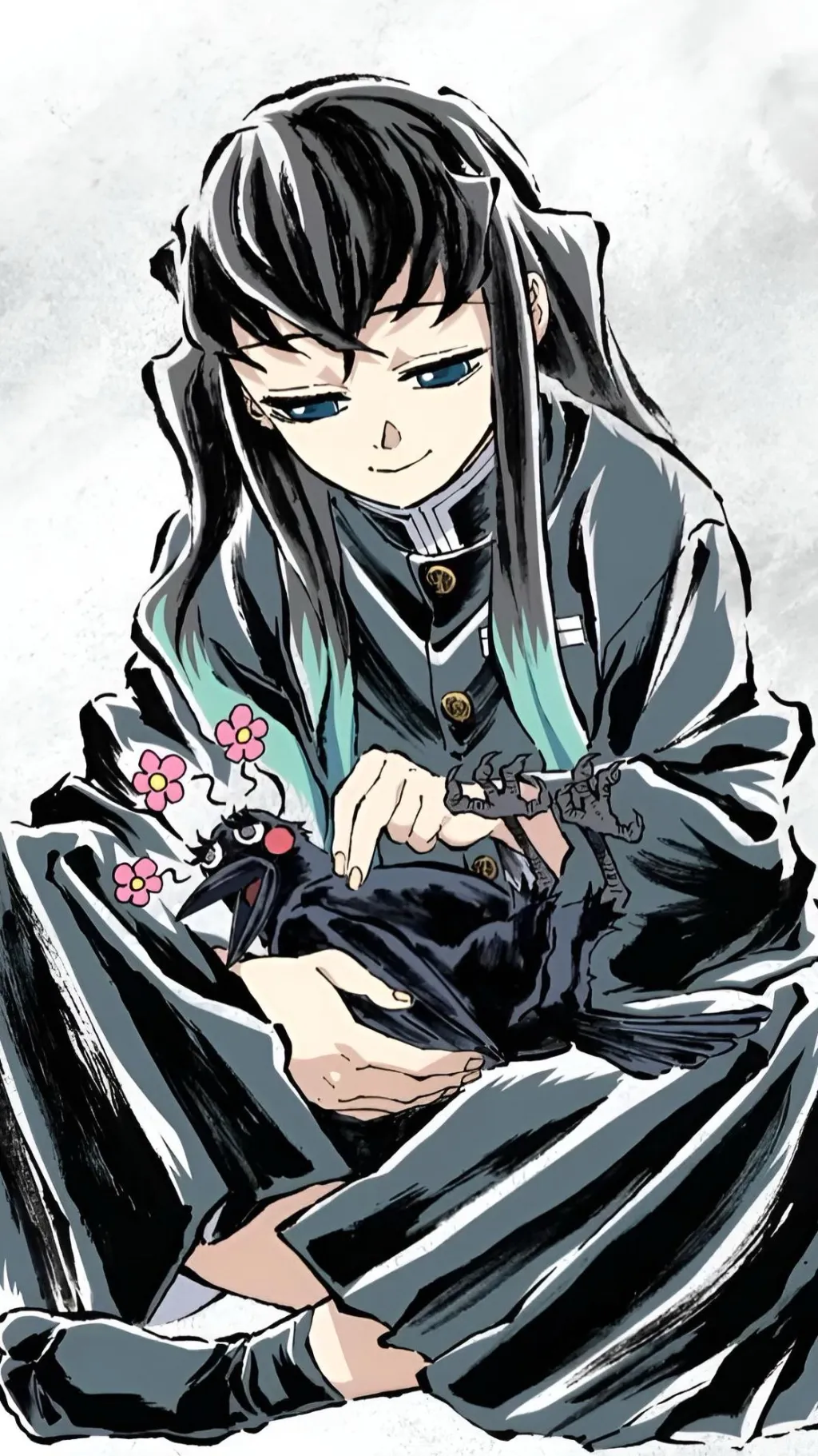 ai character: Muichiro  background