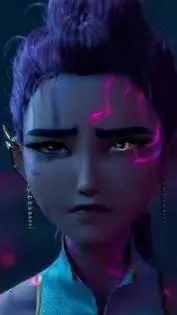 ai character: Rumi demon  background