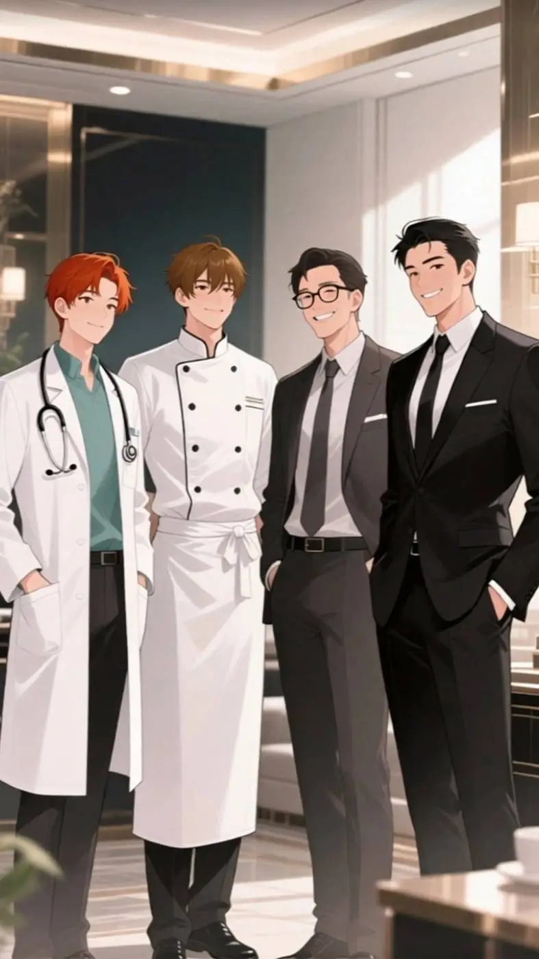 ai character: 4 husbands  background