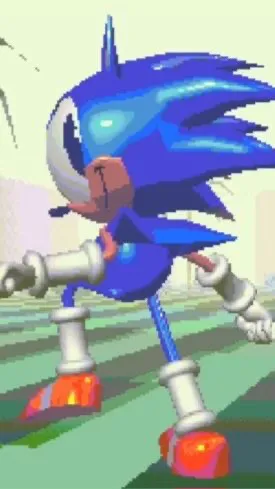 ai character: Sonic Rewrite  background