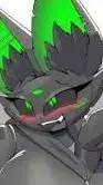 ai character: Monster cat  background