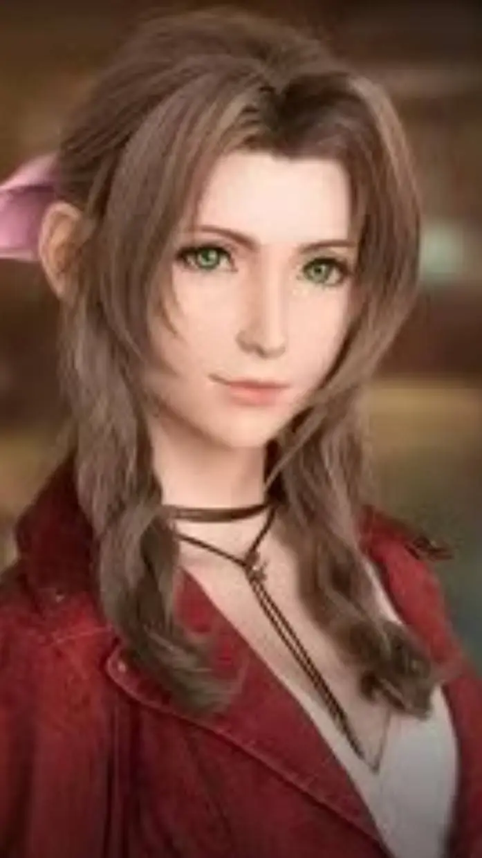 ai character: Aerith  background