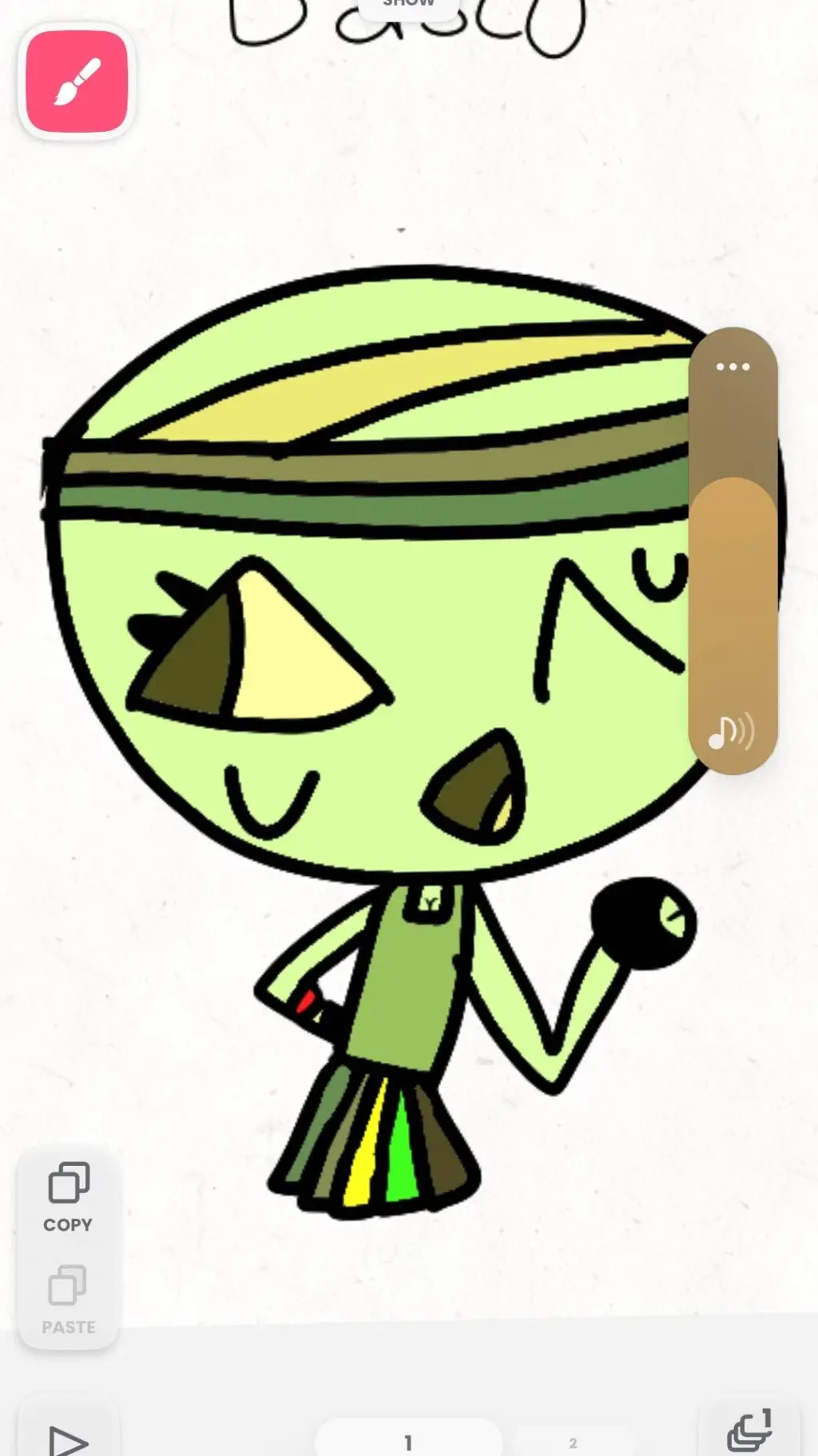 ai character: dw new toon! basey background