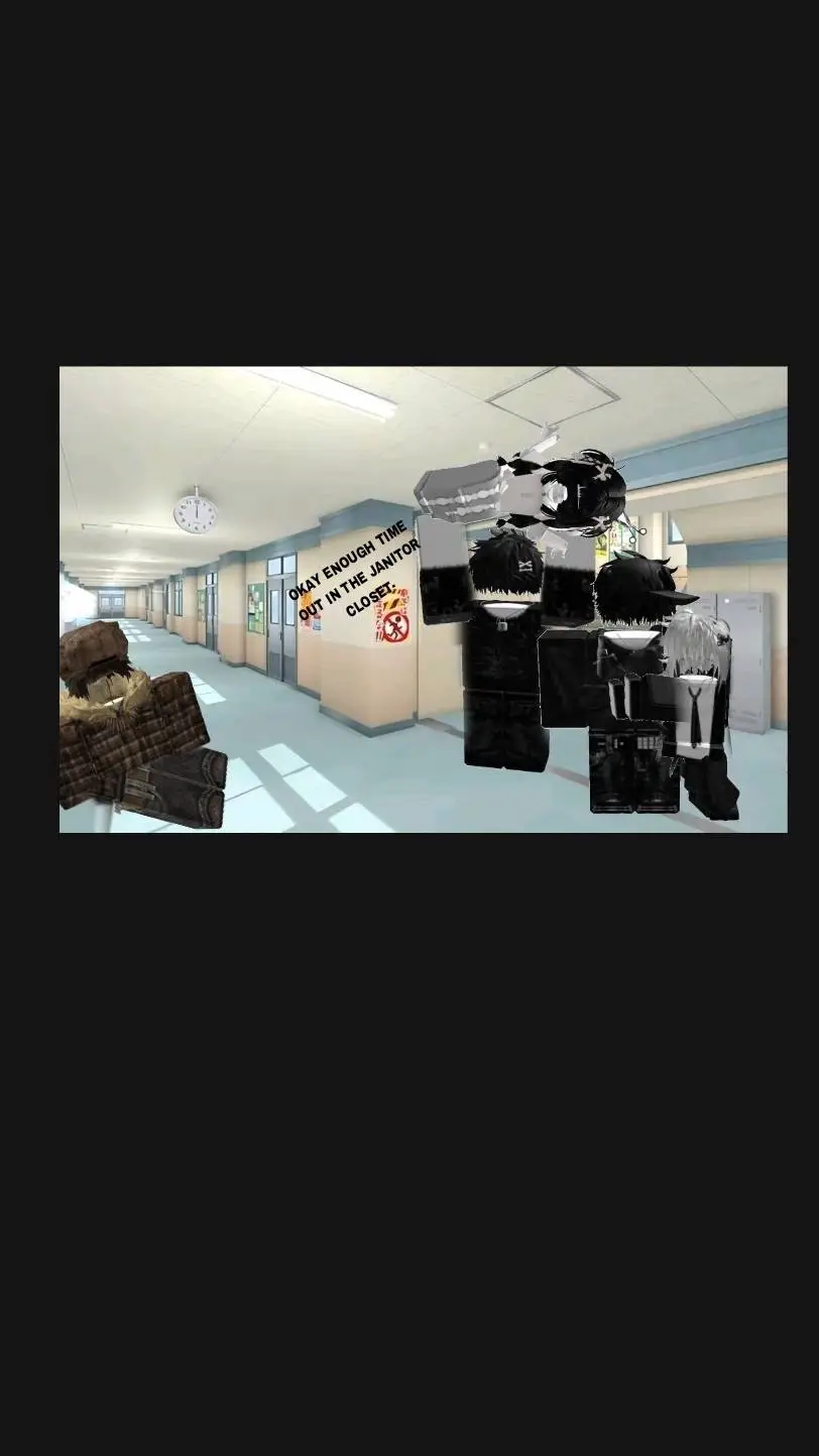 ai character: Roblox school :3 background