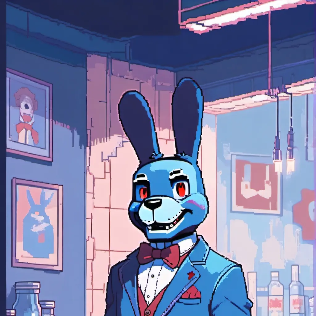 chat with ai character: Toy Bonnie.