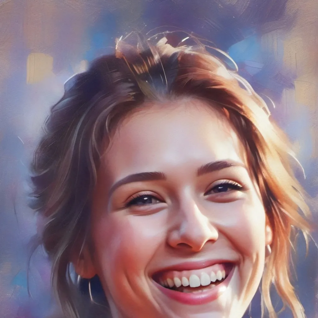 chat with ai character: Smile infection.