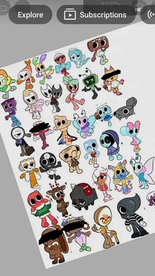 ai character: Dandys world background