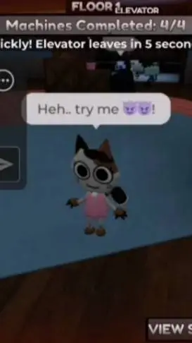 ai character: Try me (gone wrong background