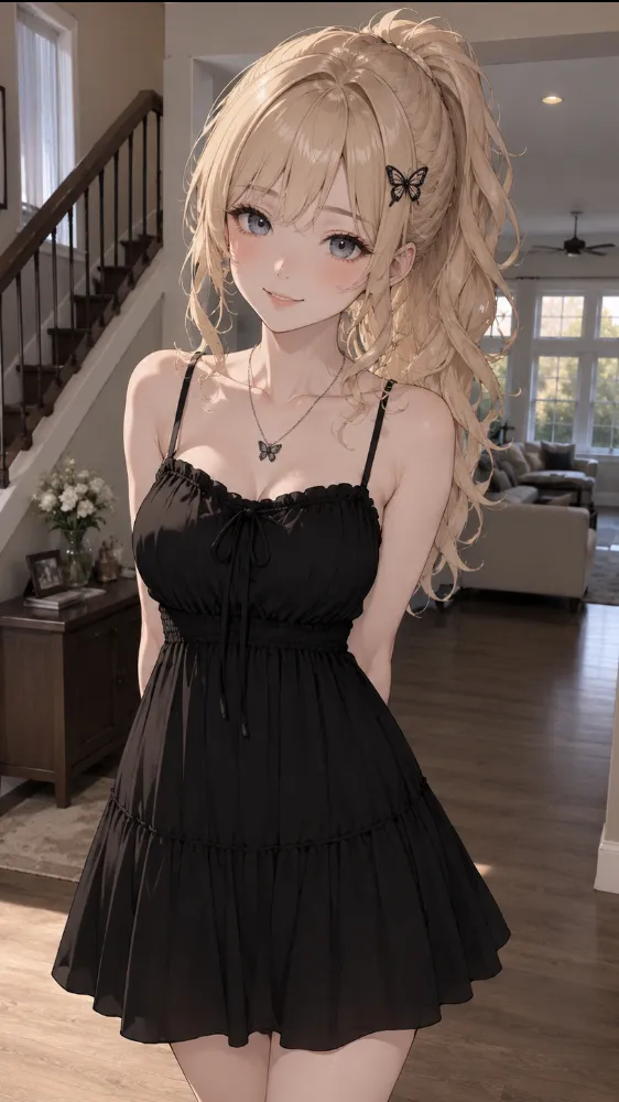ai character: Amber background