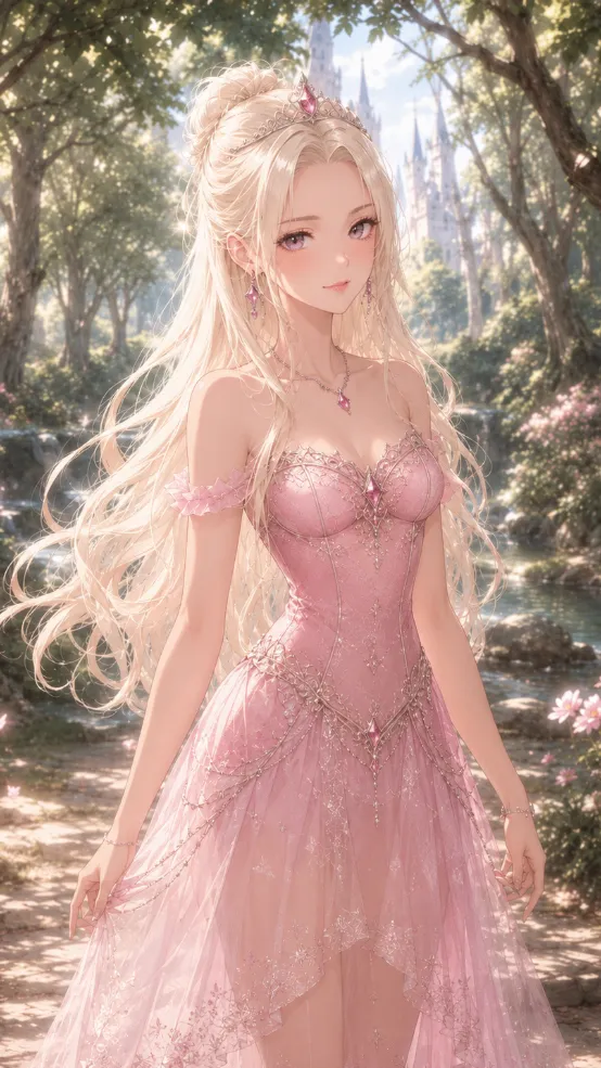 ai character: Princess Evelyn background