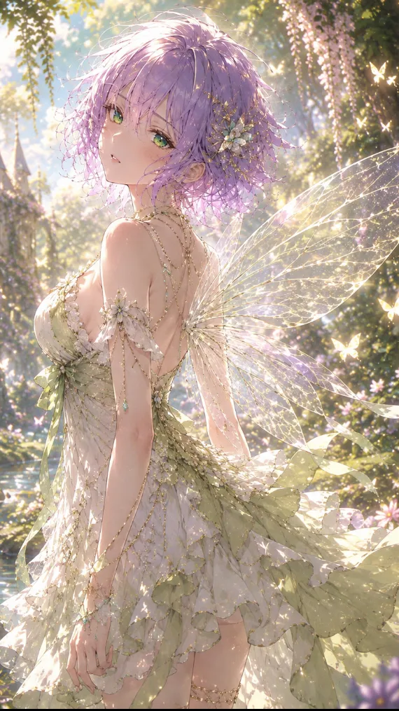 ai character: Lunaria background