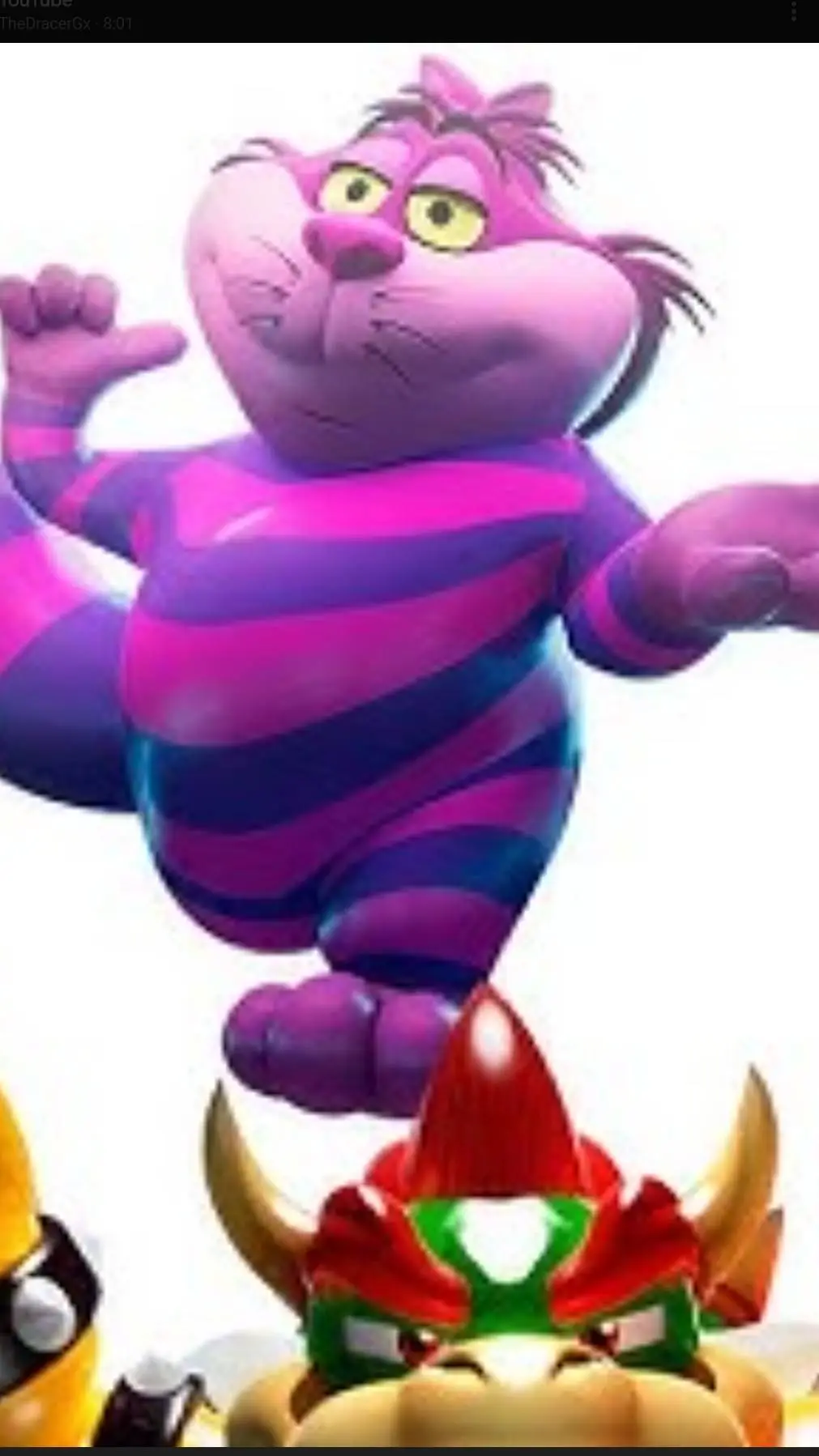 ai character: Cheshire cat gobb background