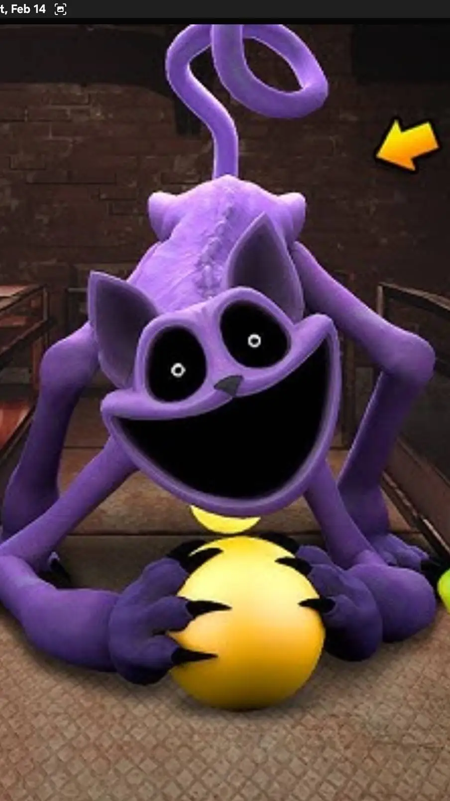 ai character: monster catnap  background