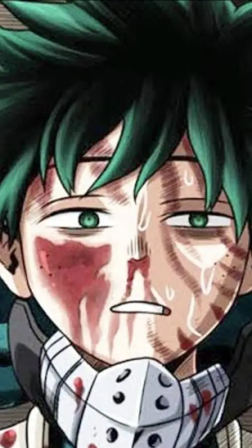 ai character: MHA Deku Dying background