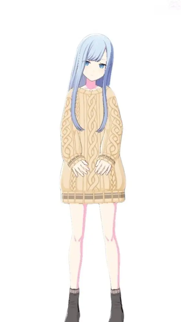 ai character: Pjsk x Jjk background