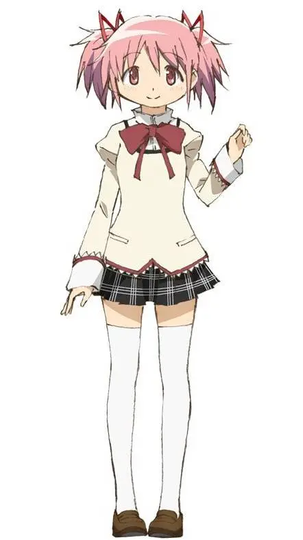 ai character: madoka x jjk background