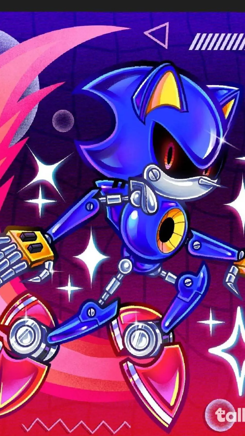 ai character: Team eggman background