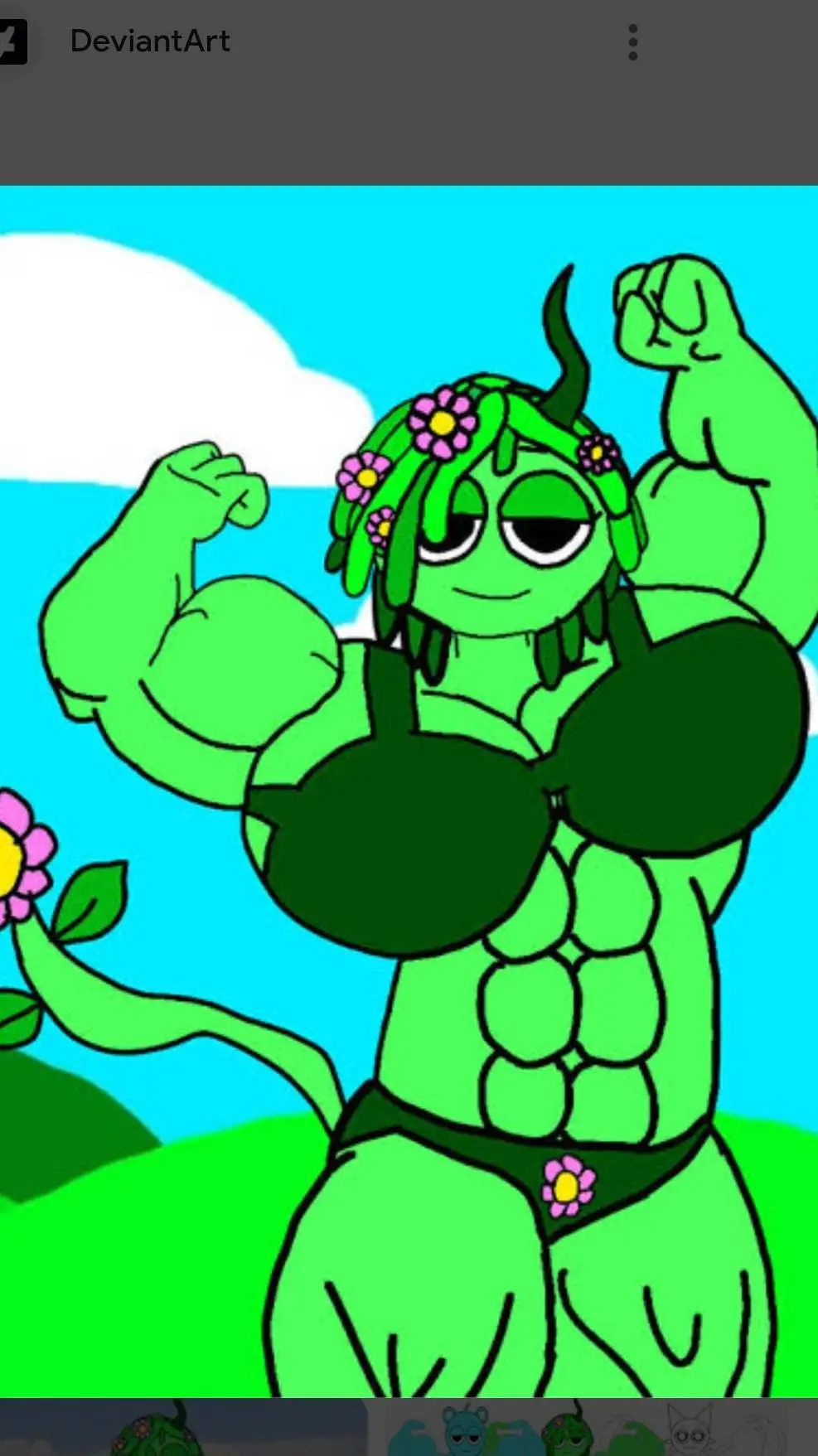 ai character: vineria,gym background