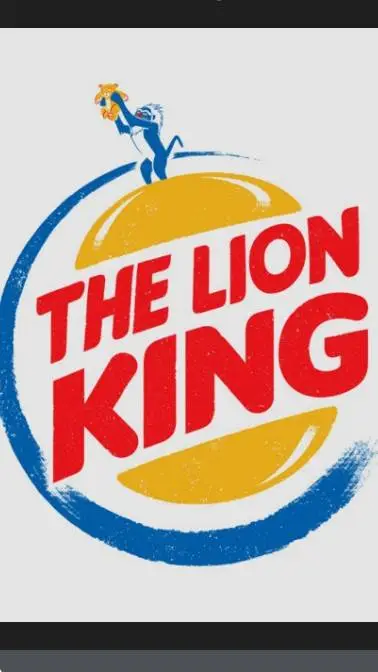 ai character: THE LION KING background