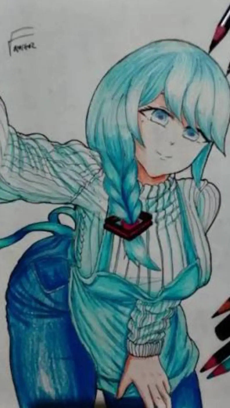 ai character: Hatsune Mitsuki background
