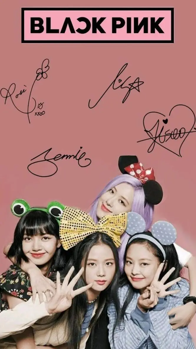 ai character: Blackpink💐❤ background