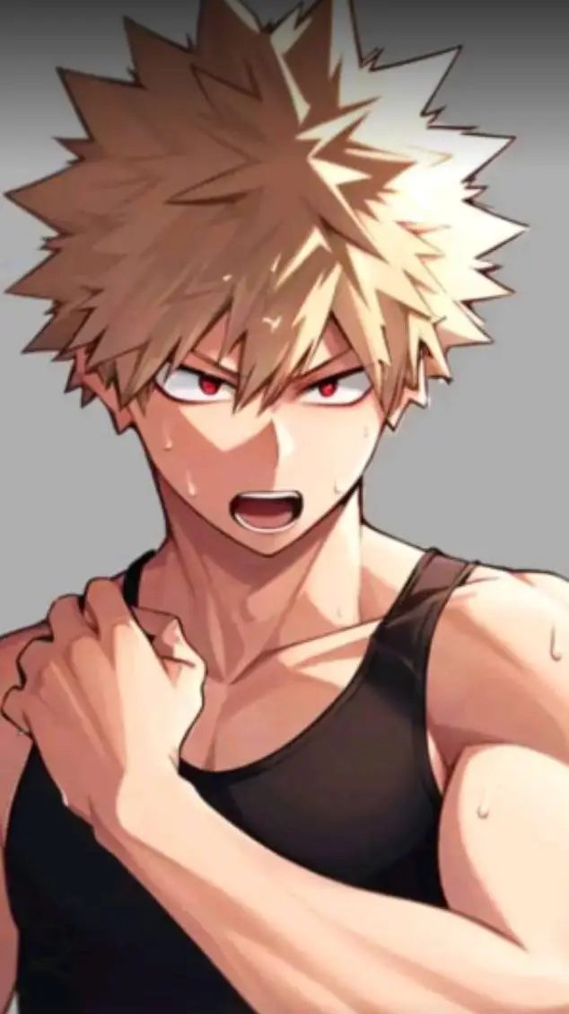 ai character: Bakugo and deku background