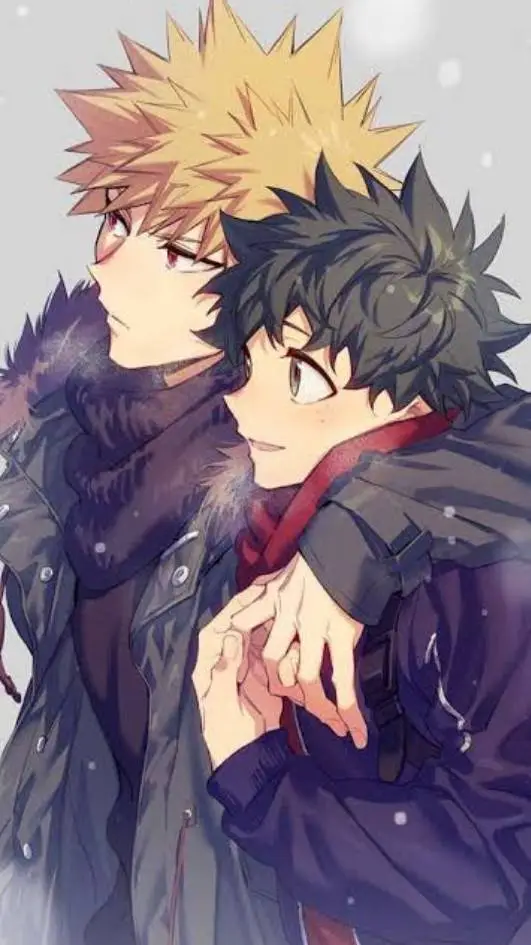 ai character: deku and Bakugo  background