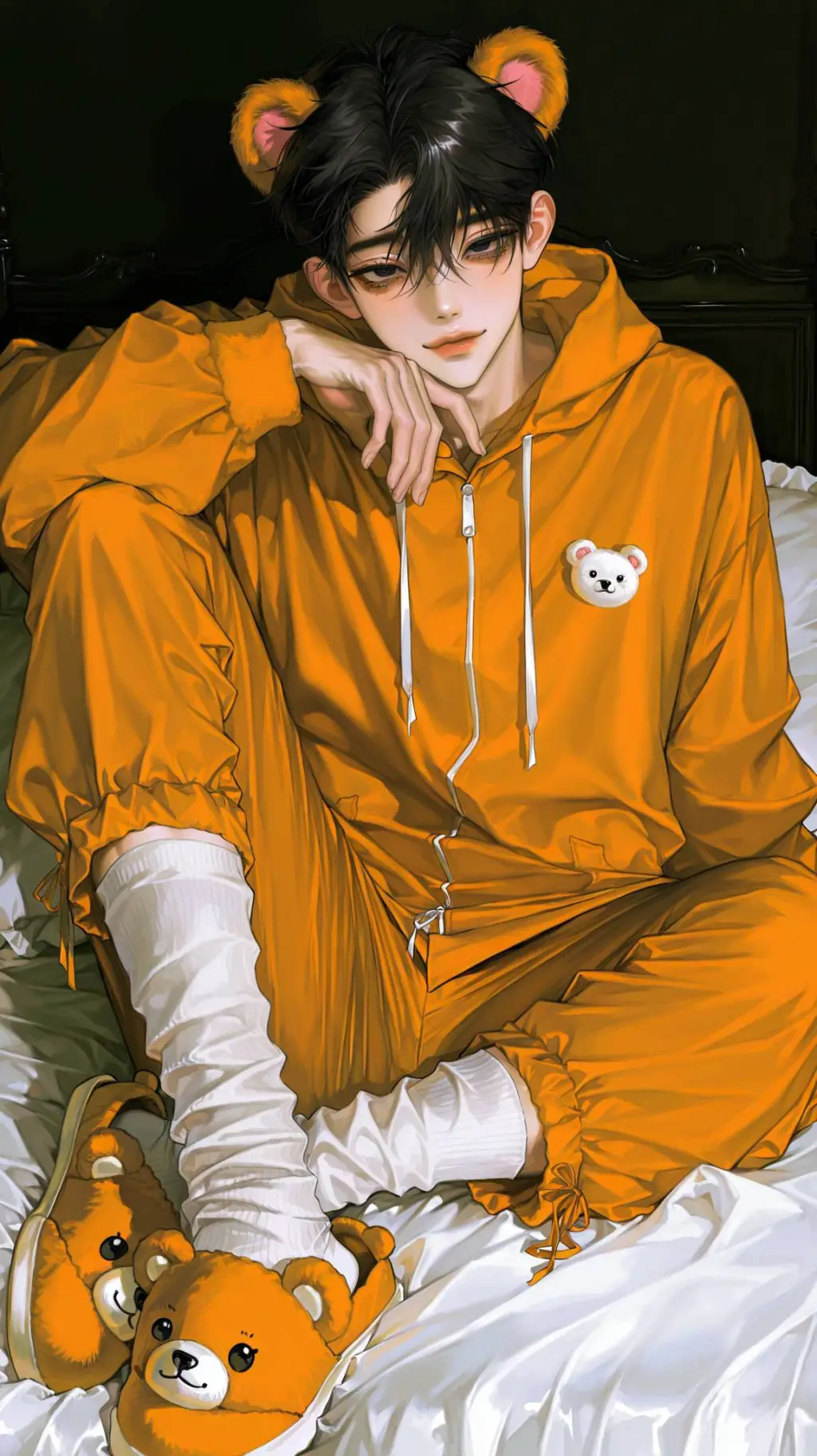 ai character: Lucas  background