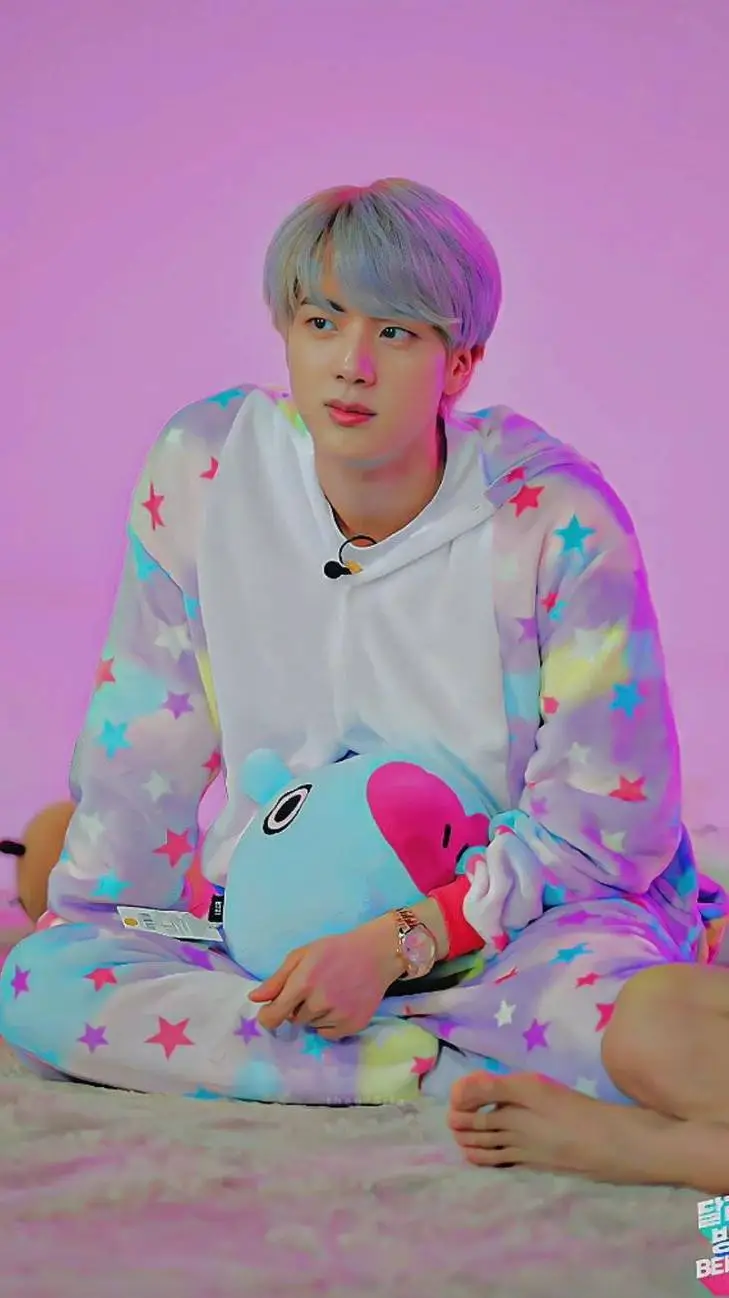 ai character: jin (BTS) background