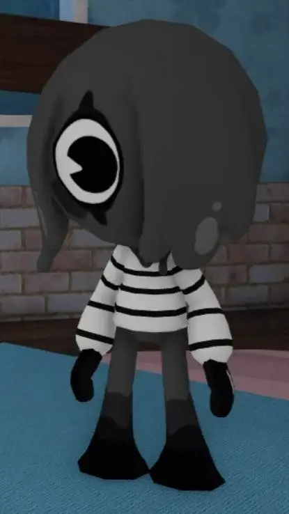 ai character: blot femboy kawai background