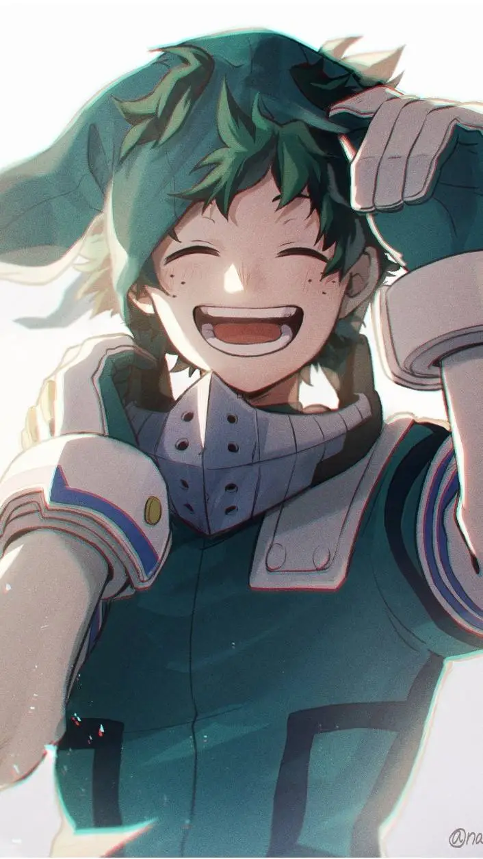 ai character: Deku~lake background