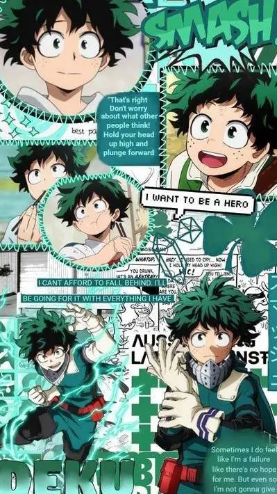 ai character: deku background