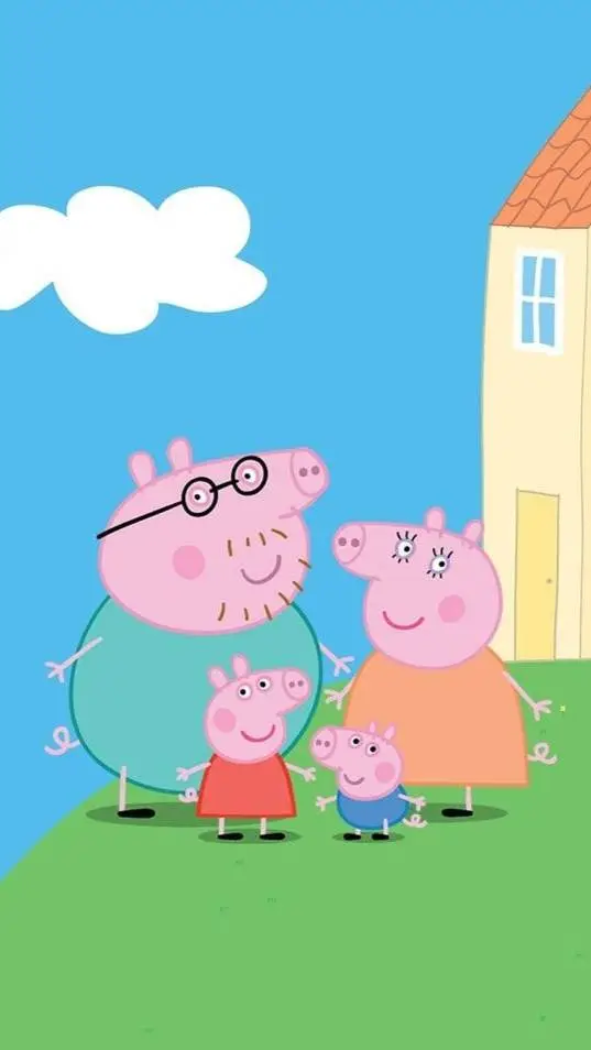 ai character: peppa pig background