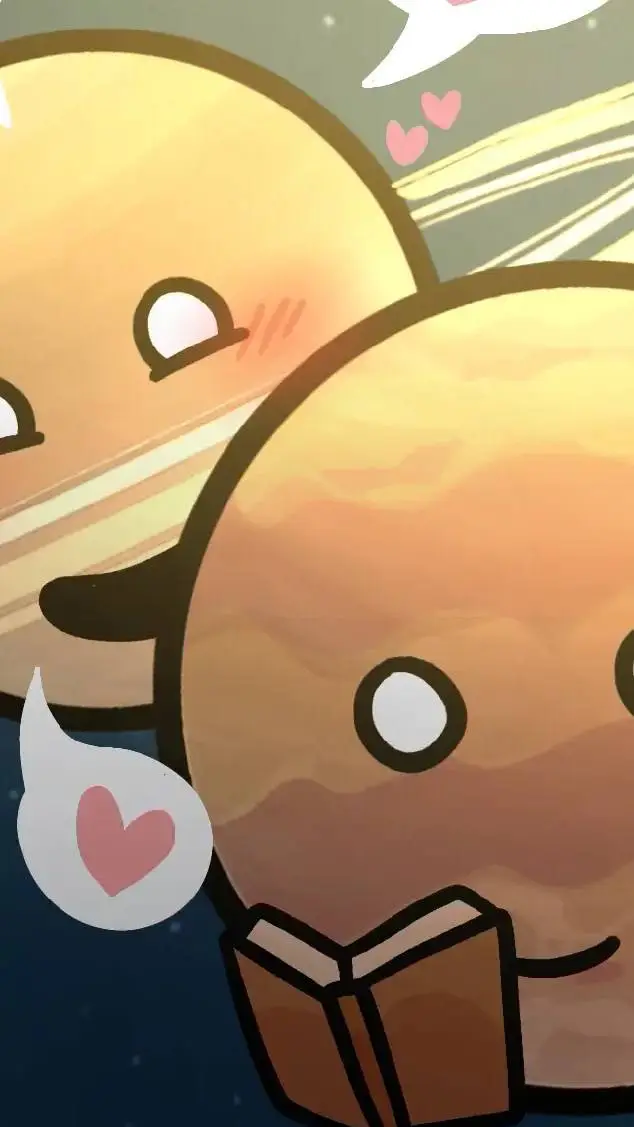 ai character: Saturn x jupiter background