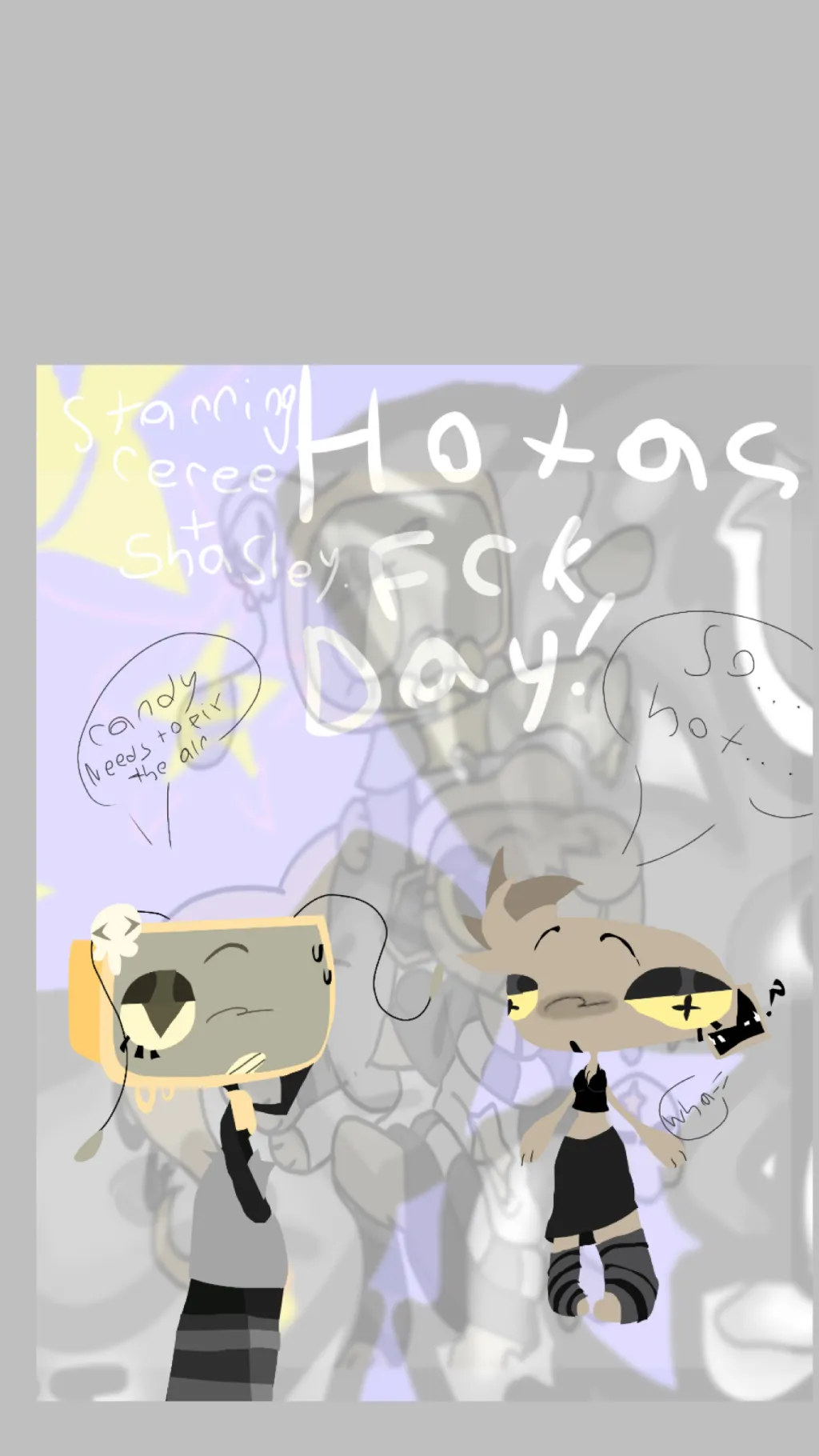 ai character: Hot as hell day!  background
