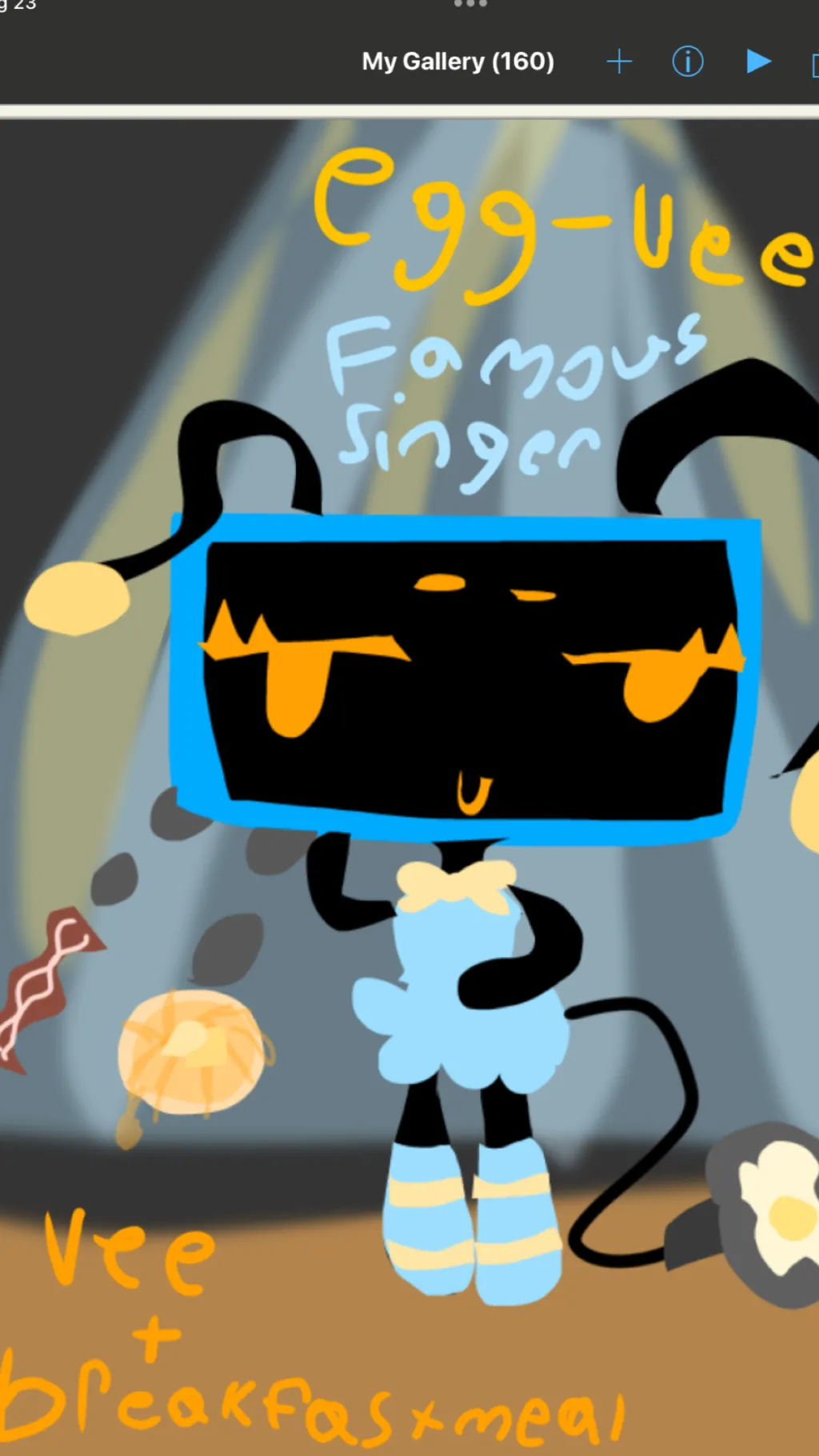 ai character: CANDYS WORLD!  background