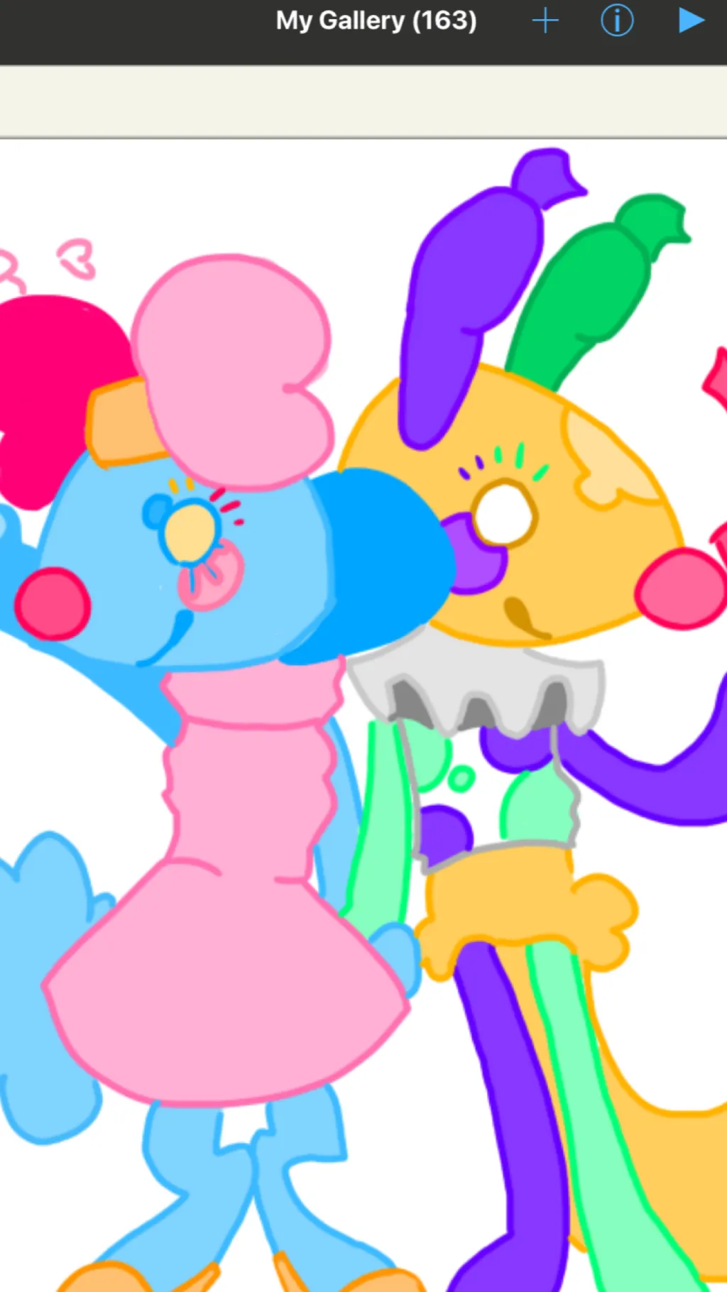 ai character: FREAKY LOOEY?  background