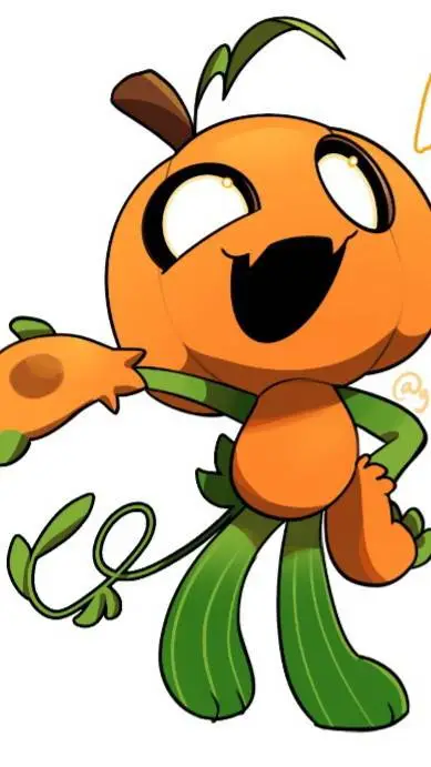 ai character: gourdy  background